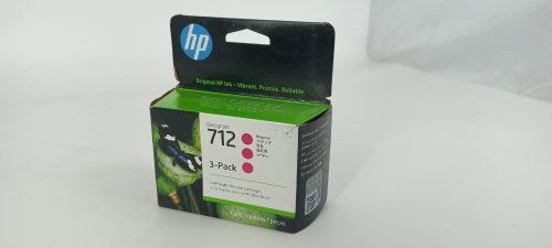 Картридж HP 712 струйный пурпурный упаковка 3 шт (3*29 мл) 3ED78A оригинал