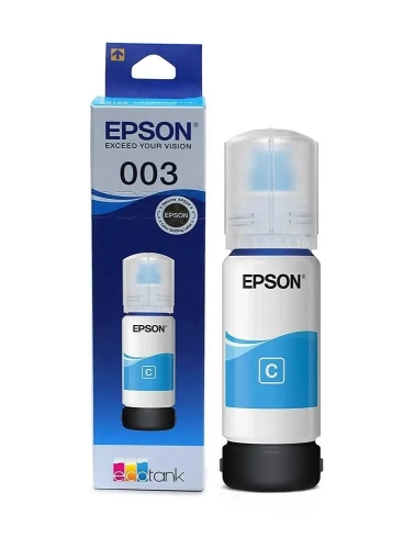 Чернила Epson 003 C13T00V298 голубые (оригинал)