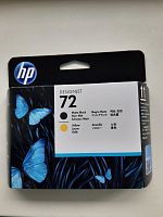 Печатающая головка HP 72 черная матовая и желтая C9384A оригинал