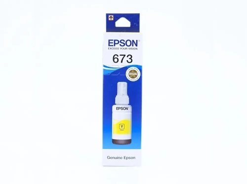 Чернила Epson T6734 С13T673498 желтые (оригинал)