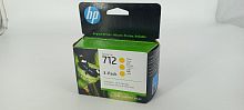 Картридж струйный HP 712 3ED79A желтый (оригинал)